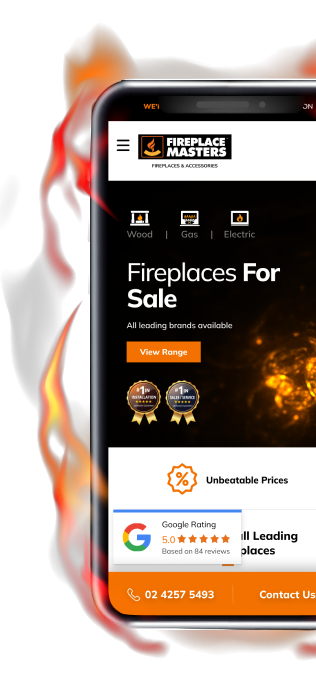 fireplacemaster mobile view